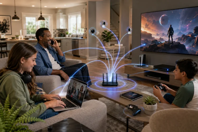 How Wi-Fi 6 Handles Busy Homes with More Connected Devices